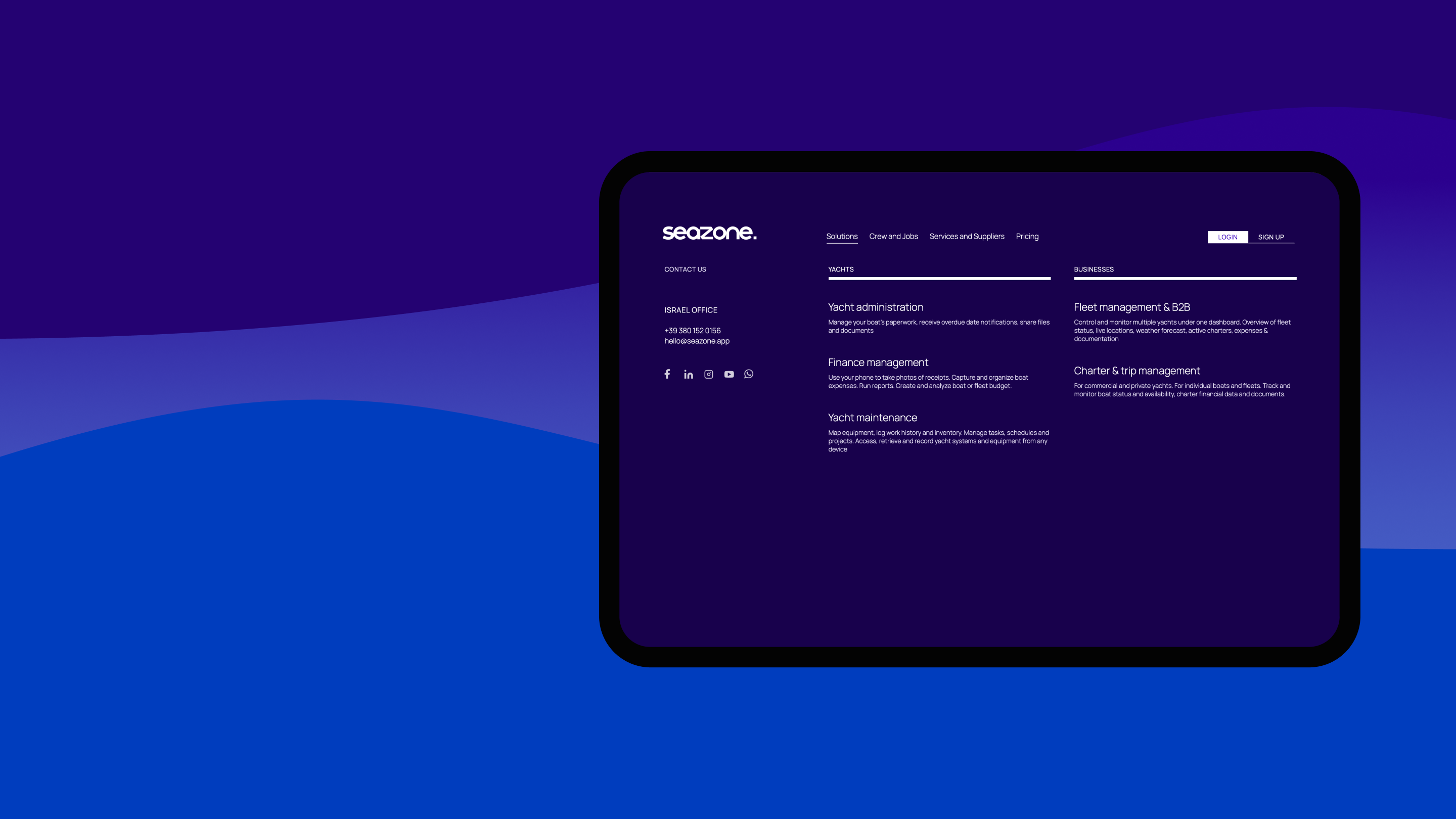 Seazone Branding and Development • Ben Nasedkin — Projects