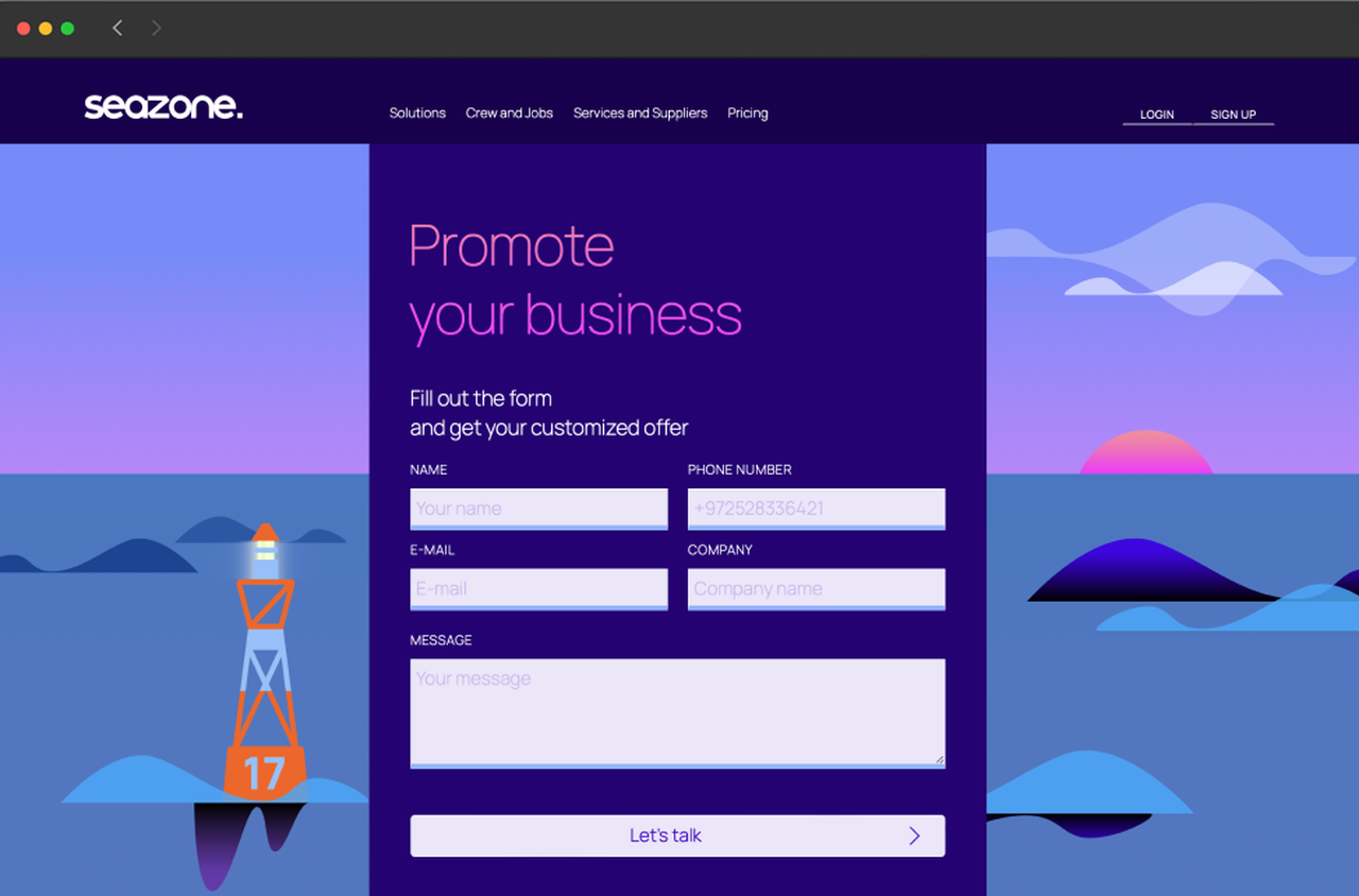 Seazone Branding and Development